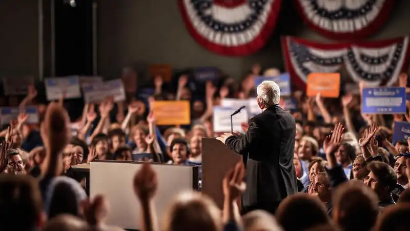 Líder confiado inspira a una multitud